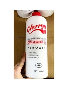 Oxy trợ nhuộm CHERRY COLLAGEN 2X,FREESHIP hỗ trợ nhuộm bảo vệ tóc khỏi tác hại của kem nhộm không rát, mùi  dễ chịu