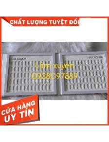 Sổ bảng màu móng mẫu ❌FREESHIP❌ làm màu sơn có đánh số từ trang trí màu sơn sản phẩm của thợ nail ch
