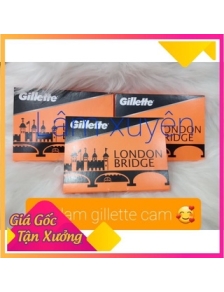 Dao lam Gillette, lưỡi lam Gillette hôp cam FREE SHIP hộp 100 lưỡi, lưỡi dao lam trắng, sắc bén, giá