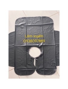 Áo choàng nhuộm, áo choàng làm hoá chất PVC 