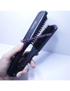Lược kẹp duỗi kéo ép tóc cán nhựa, cán gỗ lông 2 mặt cố định chia tóc❄️LOẠI 1❄️SIÊU TỐT bền cao cấp