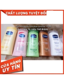 Sữa dưỡng thể trắng da VASELINE 725ML FREESHIP cung cấp dưỡng chất,cấpẩm giúp đều màu da cho làn da trắng sáng mịnmàng