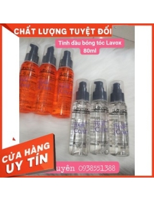 Tinh dầu bóng LAVOX 80ml FREESHIP chống rối tóc, siêu mềm mượt phục hồi suôn mềm bóng giữ màu bảo vệ tóc [chính hãng]