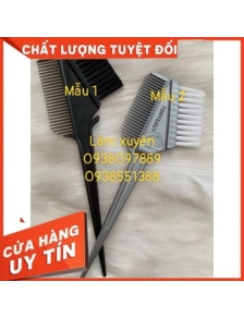 Lược nhuộm tóc, chổi nhuộm tóc 2 đầu rẻ FREESHIP bản lớn, nhựa kháng hóa chất, giá sỉ cho tiệm tóc s