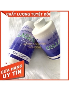 [FREESHIP] Tinh dầu serum phục hồi phủ lụa 1000ml pha hoá chất uốn duỗi nhuộm phủ bóng TVF màu xanh 