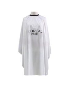 Áo choàng cắt tóc - khăn choàng cắt tóc cổ thun LOREAL vải không thấm nước