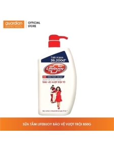 Sữa tắm Lifebuoy bảo vệ vượt trội , diệt khuẩn 99% màu đỏ