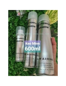 [Có 2 loại] Keo xịt tóc Gôm Bạc xịt tạo kiểu định hình bới tóc cô dâu BUTTERFLY SHADOW nhỏ lớn cứng