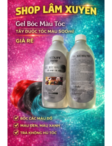 Gel bóc màu tóc tẩy được tóc màu ( 500ml )  Giá rẻ  bóc các màu đỏ màu đen màu xanh trả không hư tóc