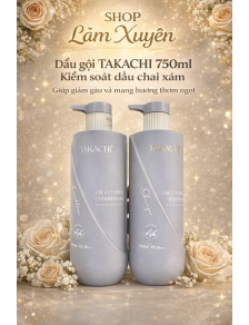 Dầu gội TAKACHI 750ml giúp kiểm soát dầu giảm gàu và mang hương thơm ngọt