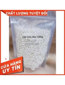 Sáp wax tẩy lông DỪA 500g dạng viên siêu hot  FREESHIP được làm từ nhựa và dầu thực vật độ dính cao thơm hương dừa non