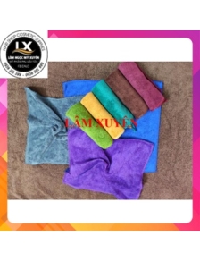 Khăn làm nails móng vuông 30x30cm vải mềm dày siêu bền Khăn Lau Đa Năng Microfiber Lau ô tô Lau Kính