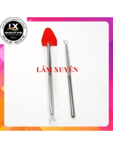 Cây cạo sơn gel loại inox thường, cán 1 đầu