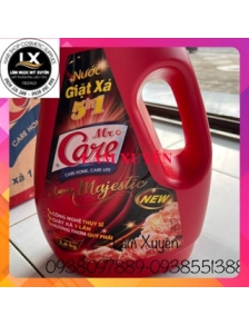 Nước giặt Care hương Majestic 3,6l can màu đỏ giặt xả 5 in 1 