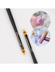 Cọ xước ombre cán nhựa GIÁ RẺ lông tơ mịn, thế kế có nắp đậy, dễ sử dụng cho thợ nail chuyên nghiệp