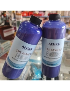 Keratin complex nano AFUKA chai tím 900ml hương nho phục hồi tóc cháy nhũn hư nát quá thuốc trở nên chắc khỏe đanh dai .