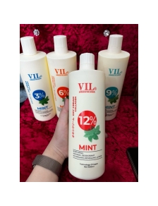 Oxy 12% trợ nhuộm bạc hà VIL 1000ml GIÁ RẺ dạng chai hương thơm bạc hà mát lạnh không rát da đầu