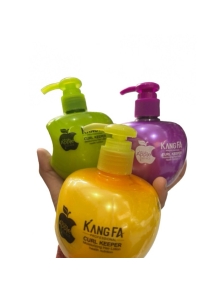 Gel giữ nếp bóp tóc xoăn hippie Kang FA 260ml Wax táo thơm tạo kiểu tóc uốn sóng xoăn mềm dưỡng ẩm