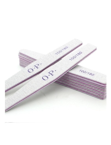 Dũa OPI hình thoi dày 100/180 1 lốc 25 cây nhiều mẫu mã CAO CẤP độ nhám cao chà móng gel móng bột phao mịn móng đều được