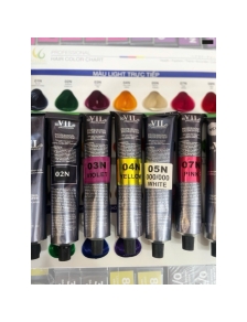 Nhuộm màu Light trực tiếp VIL tuýp 120ml GIÁ RẺ dạng kem không rát da đầu,không gây khô tóc