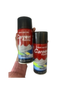 Kem cạo râu Careen đỏ hương bạc hà với lớp bọt mịn, làm mềm da nhanh,nhẹ nhàng làm sạch, làm giảm việc trầy xước da