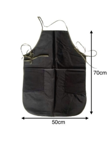 Tạp dề da cao cấp chống thấm nước, có túi đựng dụng cụ, bảo vệ không bị dính hóa chất