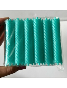 Trục Ống xương xoắn trơn số 0 - 1,5cm uốn lạnh không gai quấn cuốn định hình tóc uốn dễ xài nhựa dày cao cấp không mùi hôi