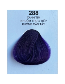 Thuốc nhuộm trực tiếp không cần tẩy VIL 288 XANH TÍM tuýp 120ml dạng kem không rát da đầu, không gây khô tóc