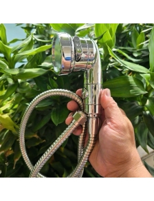 Bộ vòi tăng áp + Dây chuyên dùng cho bồn gội đầu, tiệm tóc, salon tóc. Chất liệu inox bền bỉ