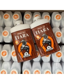 Phấn rôm con ngựa Tiara 90g hàng Lan có mùi thơm phấn dễ chịu chống rôm sảy mát mẻ dễ chịu khôg kích ứng