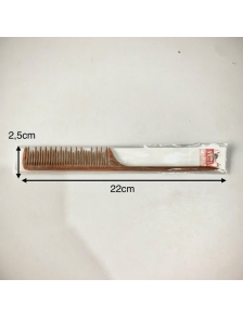 Lược sừng đánh rối đuôi nhọn chia tóc giá rẻ nhựa giả sừng màu nâu siêu bền cứng chắc bám bắt tóc