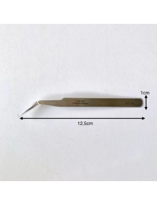 Nhíp nối mi inox VETUS TWEEZERS GIÁ RẺ mủi nhon cong gắp mi giả mủi nhọn sắt không rỉ sét 