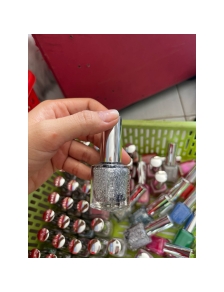 Nước sơn móng màu nhũ kim tuyến bạc YESTERDAY A08 15ml GIÁ RẺ chất sơn bóng bền lâu tróc không vàng móng màu chuẩn