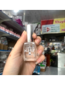 Sơn móng tay bóng trắng Alele 15ml chất Sơn lỏng bảo vệ màu tốt