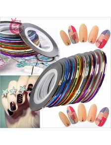 Kim tuyến cuộn trang trí móng tay đủ màu đa năng bền đẹp giá rẻ hàng loại 1 cho thợ nail làm móng.