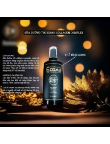 Xịt dưỡng Eoiau Collagen Complex 250ml chai đen giúp phục hồi hư tổn làm mềm mượt hương nước hoa thơm mát.