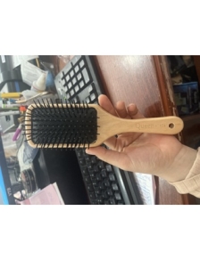 Lược to lông bi, lược baber cán cong lược bán nguyệt giá rẻ cho salon chuyên nghiệp, kiểu dáng sang