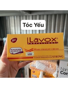 Thuốc duỗi tóc YẾU  tại nhà LAVOX NANO PHỤC HỒI 150g [TẶNG BAO TAY] công nghệ duỗi nhanh nhẹ mùi hươ