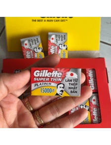LẺ HỘP NHỎ 10 lưỡi Dao lam GILLETTE SUPER THIN 