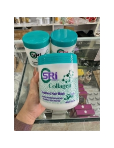 Hấp dầu OSRI màu tím collagen 1000ml chất kem mềm mượt hương thơm nhẹ nhàng giúp tóc giảm khô xơ gãy rụng