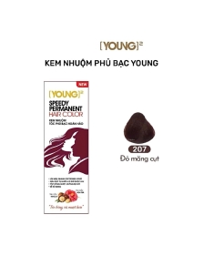 Kem nhuộm tóc  YOUNG 207 đỏ măng cụt