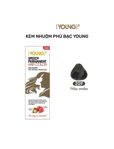 Kem nhuộm tóc  YOUNG 209 nâu moka