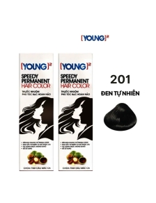 Kem nhuộm tóc YOUNG  201 đen tự nhiên
