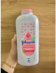 Phấn rôm Johnson baby 400g hàng Thái Lan chai hồng có mùi thơm phấn dễ chịu chống rôm sảy mát mẻ dễ chịu