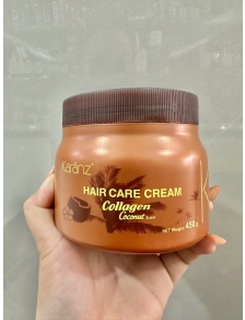 Hấp dầu ủ tóc trái dừa COCONUT KARANZ LÙN 450g phục hồi tóc hư tổn giữ độ đàn hồi dưỡng ẩm tóc