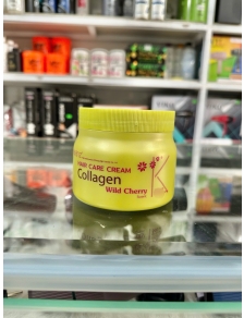 Hấp dầu ủ tóc Wild Cherry Karanz 450g collagen giúp tái tạo làn tóc óng ả phục hồi hư tổn