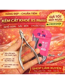 Kềm cắt khoé XS Maxx M07 xám bằng thép không gỉ chuyên bấm khoé đầu dài mũi nhọn siêu tiện dụng