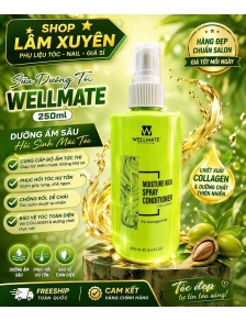 Sữa dưỡng tóc Wellmate 250ml cấp ẩm nhanh nuôi dưỡng sâu phục hồi hư tổn mang lại mái tóc mềm mượt