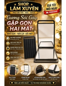 Gương Sói Gáy Gập Gọn Hai Mặt - Tiện Lợi Cho Tạo Kiểu Tóc - Hoàn Hảo Cho Các Salon - Giúp Bạn Nhìn Mọi Góc Độ Dễ Dàng