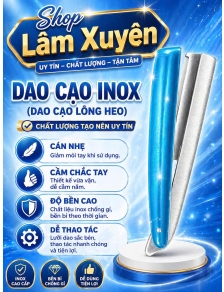 Dao cạo cán nhôm (dao cạo lông heo) cán nhẹ, cầm chắc tay, độ bền cao, dễ thao tác khi sử dụng.